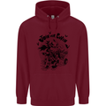 Join Our Coven Funny Halloween Pumpkin Childrens Kids Hoodie Maroon