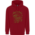 Join Our Coven Funny Halloween Pumpkin Childrens Kids Hoodie Red