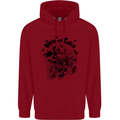 Join Our Coven Funny Halloween Pumpkin Childrens Kids Hoodie Red