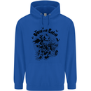 Join Our Coven Funny Halloween Pumpkin Childrens Kids Hoodie Royal Blue