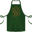 Join Our Coven Funny Halloween Pumpkin Cotton Apron 100% Organic Forest Green