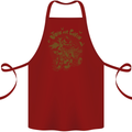 Join Our Coven Funny Halloween Pumpkin Cotton Apron 100% Organic Maroon