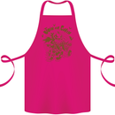 Join Our Coven Funny Halloween Pumpkin Cotton Apron 100% Organic Pink