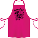 Join Our Coven Funny Halloween Pumpkin Cotton Apron 100% Organic Pink