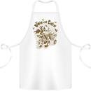 Join Our Coven Funny Halloween Pumpkin Cotton Apron 100% Organic White