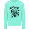 Join Our Coven Funny Halloween Pumpkin Kids Sweatshirt Jumper Peppermint