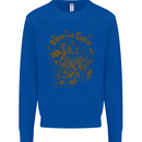Join Our Coven Funny Halloween Pumpkin Kids Sweatshirt Jumper Royal Blue