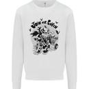 Join Our Coven Funny Halloween Pumpkin Kids Sweatshirt Jumper White