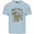 Join Our Coven Funny Halloween Pumpkin Kids T-Shirt Childrens Light Blue