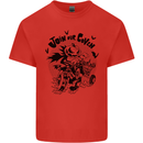 Join Our Coven Funny Halloween Pumpkin Kids T-Shirt Childrens Red