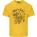 Join Our Coven Funny Halloween Pumpkin Kids T-Shirt Childrens Yellow