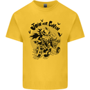 Join Our Coven Funny Halloween Pumpkin Kids T-Shirt Childrens Yellow