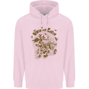 Join Our Coven Funny Halloween Pumpkin Mens 80% Cotton Hoodie Light Pink