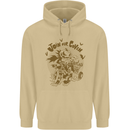 Join Our Coven Funny Halloween Pumpkin Mens 80% Cotton Hoodie Sand