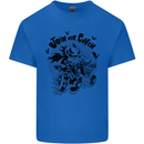 Join Our Coven Funny Halloween Pumpkin Mens Cotton T-Shirt Tee Top Royal Blue