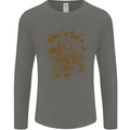 Join Our Coven Funny Halloween Pumpkin Mens Long Sleeve T-Shirt Charcoal