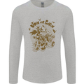 Join Our Coven Funny Halloween Pumpkin Mens Long Sleeve T-Shirt Sports Grey