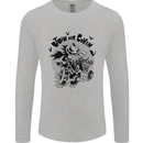 Join Our Coven Funny Halloween Pumpkin Mens Long Sleeve T-Shirt Sports Grey