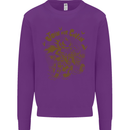 Join Our Coven Funny Halloween Pumpkin Mens Sweatshirt Jumper Purple