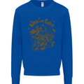 Join Our Coven Funny Halloween Pumpkin Mens Sweatshirt Jumper Royal Blue