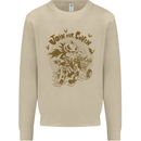 Join Our Coven Funny Halloween Pumpkin Mens Sweatshirt Jumper Sand