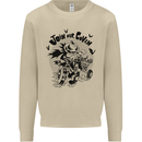 Join Our Coven Funny Halloween Pumpkin Mens Sweatshirt Jumper Sand