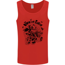 Join Our Coven Funny Halloween Pumpkin Mens Vest Tank Top Red