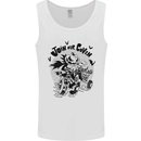 Join Our Coven Funny Halloween Pumpkin Mens Vest Tank Top White