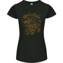Join Our Coven Funny Halloween Pumpkin Womens Petite Cut T-Shirt Black