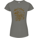 Join Our Coven Funny Halloween Pumpkin Womens Petite Cut T-Shirt Charcoal