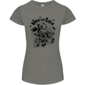 Join Our Coven Funny Halloween Pumpkin Womens Petite Cut T-Shirt Charcoal