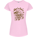 Join Our Coven Funny Halloween Pumpkin Womens Petite Cut T-Shirt Light Pink