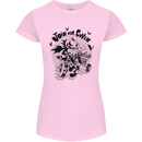 Join Our Coven Funny Halloween Pumpkin Womens Petite Cut T-Shirt Light Pink