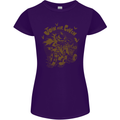 Join Our Coven Funny Halloween Pumpkin Womens Petite Cut T-Shirt Purple
