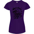 Join Our Coven Funny Halloween Pumpkin Womens Petite Cut T-Shirt Purple