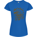 Join Our Coven Funny Halloween Pumpkin Womens Petite Cut T-Shirt Royal Blue