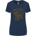 Join Our Coven Funny Halloween Pumpkin Womens Wider Cut T-Shirt Navy Blue