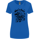 Join Our Coven Funny Halloween Pumpkin Womens Wider Cut T-Shirt Royal Blue