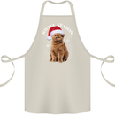 Joyful Season Christmas Funny Cat Xmas Cotton Apron 100% Organic Natural
