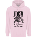 Judo Strength and Courage Martial Arts MMA Childrens Kids Hoodie Light Pink