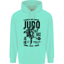Judo Strength and Courage Martial Arts MMA Childrens Kids Hoodie Peppermint