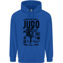 Judo Strength and Courage Martial Arts MMA Childrens Kids Hoodie Royal Blue