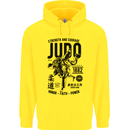 Judo Strength and Courage Martial Arts MMA Childrens Kids Hoodie Yellow