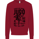 Judo Strength and Courage Martial Arts MMA Kids Sweatshirt Jumper Red
