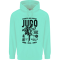 Judo Strength and Courage Martial Arts MMA Mens 80% Cotton Hoodie Peppermint