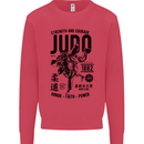 Judo Strength and Courage Martial Arts MMA Mens Sweatshirt Jumper Heliconia