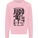 Judo Strength and Courage Martial Arts MMA Mens Sweatshirt Jumper Light Pink