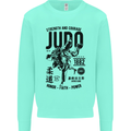 Judo Strength and Courage Martial Arts MMA Mens Sweatshirt Jumper Peppermint