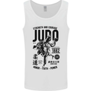 Judo Strength and Courage Martial Arts MMA Mens Vest Tank Top White