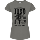 Judo Strength and Courage Martial Arts MMA Womens Petite Cut T-Shirt Charcoal